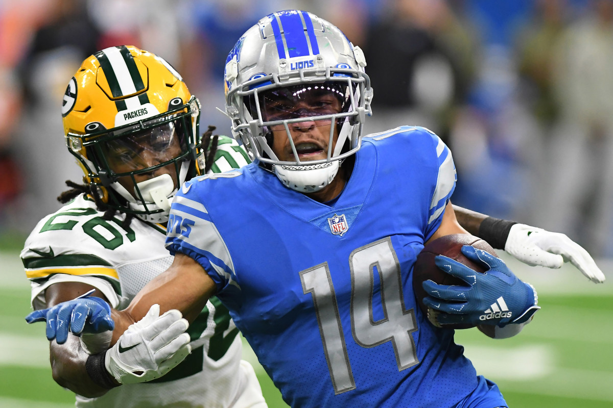 Detroit Lions wide receiver Amon-Ra St. Brown